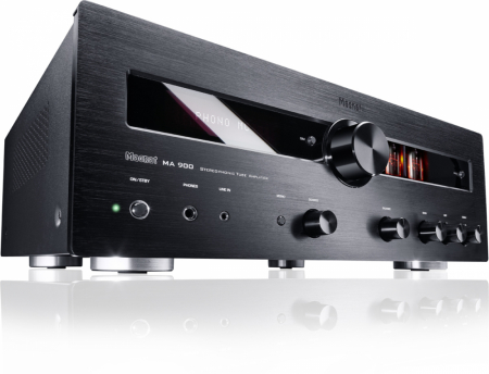 Magnat MA900 stereoförstärkare med Bluetooth, DAC & RIAA, svart ryhmässä Hemmaljud / Förstärkare / Stereoförstärkare @ BRL Electronics (995MA900)