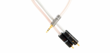 Atlas Element Metik 3.5mm-2RCA signalkabel ryhmässä Autohifi / Kaapelit / 3.5mm kaapelit  @ BRL Electronics (ELME35RCA)