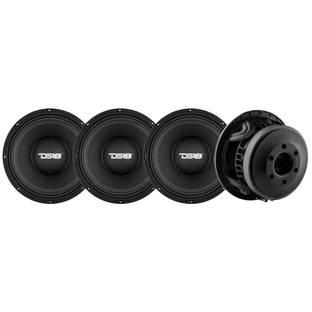 4-pack DS18 10XL1400-4, 10 tuuman midbassokaiutin ryhmässä Autohifi / Kaiuttimet / Midbasso osoitteessa BRL (SET10XL4004X4)