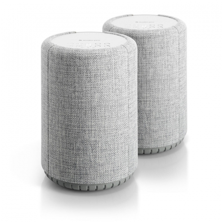 2-Pack Audio Pro A10 aktiv Wifi-högtalare, ljusgrå ryhmässä Kotihifi / Kaiuttimet / WiFi-kaiuttimet @ BRL (SET2X287A10LGR)