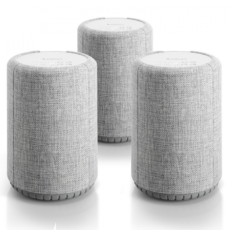 3-Pack Audio Pro A10 aktiv Wifi-högtalare, ljusgrå ryhmässä Kotihifi / Kaiuttimet / WiFi-kaiuttimet @ BRL (SET3X287A10LGR)