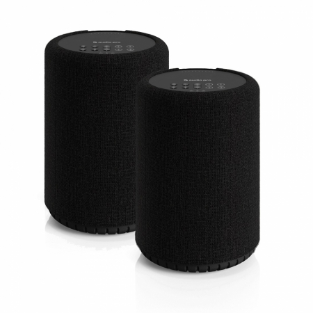 2-pakkaus Audio Pro A10 MKII aktiivinen Wifi-kaiutin, musta ryhmässä Kotihifi / Kaiuttimet / WiFi-kaiuttimet @ BRL Electronics (SETA10MKIIBX2)