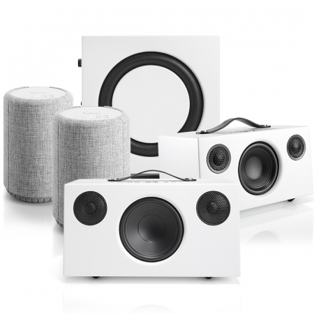 Audio Pro Multiroompaket XL, vitgrå ryhmässä Pakettiratkaisut / Paketit kotiin / Monihuonejärjestelmä-paketit @ BRL (SETA10PKT6)