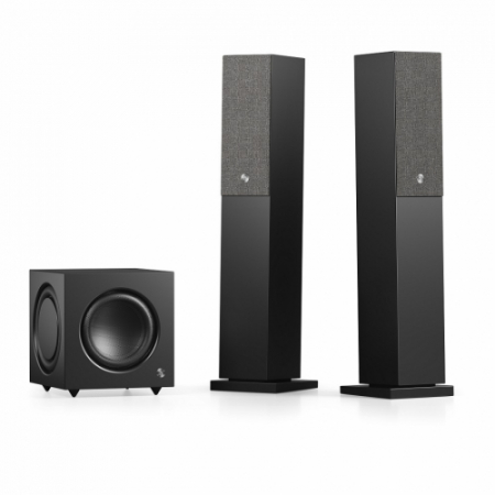 Audio Pro A38 & SW-10 aktivt 2.1 högtalarpaket, svart ryhmässä Pakettiratkaisut /  Paketit kotiin / Kaiutinpaketit @ BRL Electronics (SETA38PKT1)