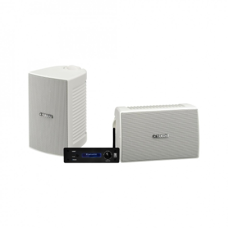 Yamaha NS-AW194 valkoisena System One A50BT:n kanssa, ulkopaketti ryhmässä Pakettiratkaisut / Paketit kotiin / Stereopaketit osoitteessa BRL (SETA50BTPKT16)