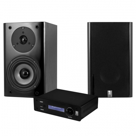 System One A50BT & System One SB-15B stereopaket, svart ryhmässä Pakettiratkaisut /  Paketit kotiin / Stereopaketit @ BRL Electronics (SETA50BTPKT7)