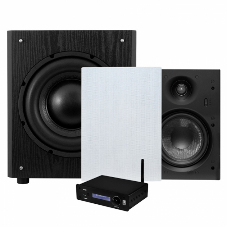System One A50BT & IW690 med subwoofer, 2.1 stereopaket ryhmässä Pakettiratkaisut / Paketit kotiin / Stereopaketit @ BRL (SETA50PKT17)