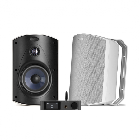 Dynavoice CA802BT & Polk Audio Atrium 6 valkoiset ulkokaiuttimet, stereopaketti ryhmässä Pakettiratkaisut / Paketit kotiin / Stereopaketit @ BRL (SETATRIUM6PKT2)