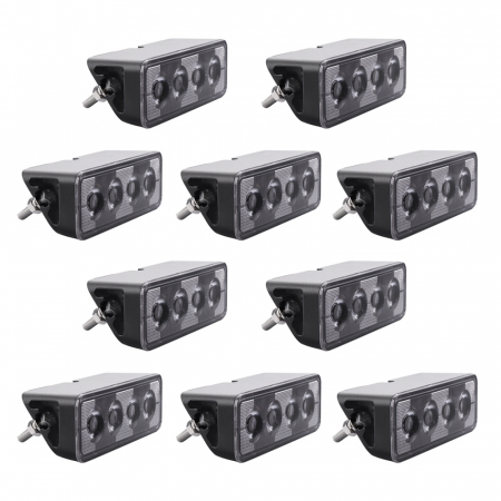 10-pakkaus NIZLED B24RF, kulmikas 13 cm taka-/työvalo, 24W, työvalopaketti ryhmässä Autohifi / LED-valaistus / LED-valot / Työvalaistus @ BRL Electronics (SETB24RFX10)