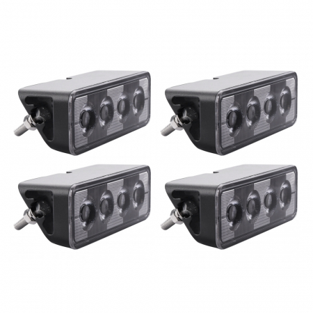 4-pakkaus NIZLED B24RF, kulmikas 13 cm taka-/työvalo, 24W, työvalopaketti ryhmässä Autohifi / LED-valaistus / LED-valot / Työvalaistus @ BRL Electronics (SETB24RFX4)