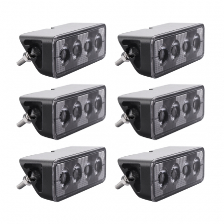 6-pakkaus NIZLED B24RF, kulmikas 13 cm taka-/työvalo, 24W, työvalopaketti ryhmässä Autohifi / LED-valaistus / LED-valot / Työvalaistus @ BRL Electronics (SETB24RFX6)