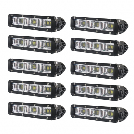 10-pack Nizled LED back-/arbetsljus, 27W, arbetsljuspaket ryhmässä Autohifi / LED-valaistus / LED-valot / Työvalaistus @ BRL Electronics (SETB27RFX10)