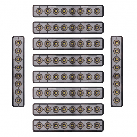 10-pakkaus NIZLED B48RF, kulmikas 24,2 cm taka-/työvalot, 48W, työvalopaketti ryhmässä Autohifi / LED-valaistus / LED-valot / Työvalaistus @ BRL Electronics (SETB48RFX10)