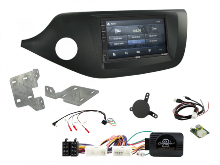 Installationspaket Kia Cee'd 2012-2017 & GAS MAX MV240-BT ryhmässä Autohifi / Mikä sopii autooni / Kia / Ceed / Ceed 2012-2018 / Vaihtaa stereo Ceed 2012-2018 @ BRL (SETCEEDPKT6)
