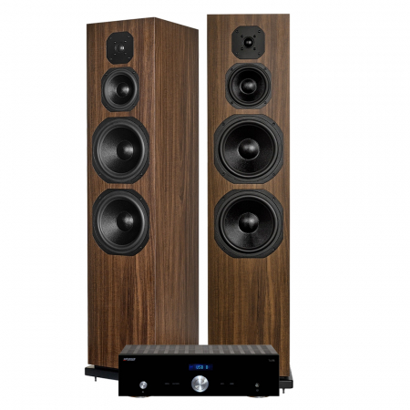 Dynavoice Classic CL-28 valnöt & Advance Acoustic X-i75, stereopaket ryhmässä Pakettiratkaisut / Paketit kotiin / Stereopaketit @ BRL Electronics (SETCL28PKT3)