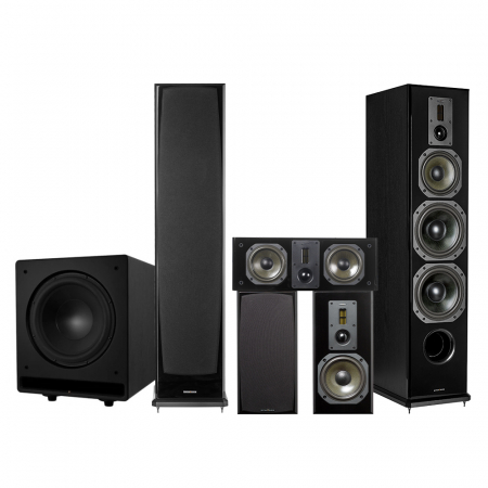 Dynavoice Definition DF-8II 5.1 kaiutinpaketti CSB-V12:llä, musta ryhmässä Pakettiratkaisut / Paketit kotiin / Kaiutinpaketit @ BRL Electronics (SETDF8CSBPKT1)