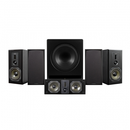 Dynavoice Definition DM-6 med CSB-V12 5.1 högtalarpaket, svart ryhmässä Pakettiratkaisut / Paketit kotiin / Kaiutinpaketit @ BRL (SETDM6PKT12)