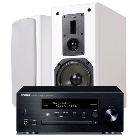 Dynavoice Definition DM-6 med Yamaha CRXN-470D ryhmässä Pakettiratkaisut / Paketit kotiin / Stereopaketit @ BRL (SETDM6PKT9)