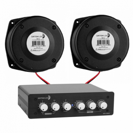 Dayton Audio DTA-100LF med 2 st BST-2, basshaker-paket ryhmässä Kotihifi / Kaiuttimet / Kaiutinelementit, rakennussarjat / Rakennussarjat @ BRL Electronics (SETDTA100LFPKT1)