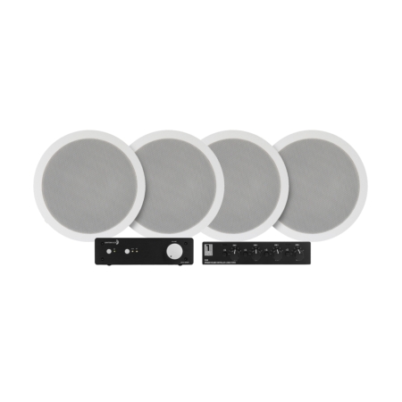 Dayton Audio DTA-100ST monihuonepaketti kytkimellä ja 2 paria System One IC620 ryhmässä Pakettiratkaisut / Paketit kotiin / Monihuonejärjestelmä-paketit @ BRL (SETDTA100STPKT1)