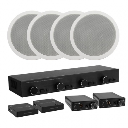Dayton Audio DTA-3116HP med 4st System One IC630, wifi-adapter och VSS4 ryhmässä Pakettiratkaisut / Paketit kotiin / Monihuonejärjestelmä-paketit @ BRL Electronics (SETDTA3116HPPKT3)