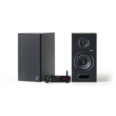 Dayton Audio DTA-PRO Elipson Horus 6B:n kanssa mustana, 2.0 stereopaketti ryhmässä Pakettiratkaisut / Paketit kotiin / Stereopaketit @ BRL (SETDTAPROPKT2)