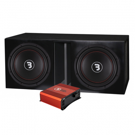 2-pack Bass Habit E300D1 laatikko & SE2100.1DF, bassopaketti ryhmässä Pakettiratkaisut / Paketit autoon / Subwooferpaketit @ BRL Electronics (SETE300D1PKT3)