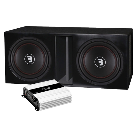 Bass Habit E300D2 bassorefleksikotelossa SP31001FR:llä, 2x12-bassopaketti ryhmässä Pakettiratkaisut / Paketit autoon / Subwooferpaketit osoitteessa BRL (SETE300D2PKT4)