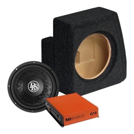 Bassopaketti DLS PE10.D2:lla BMW 5-sarja E39 Touring, 94-04 ryhmässä Uutuudet @ BRL (SETE39PKT10)