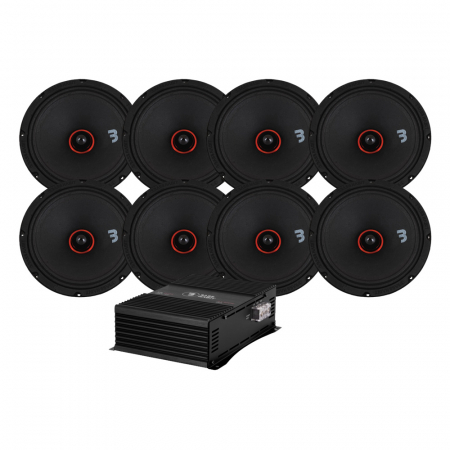 Bass Habit SPL ELITE 800.2DF & SPL Elite SE200M SPL-paket med steg, large ryhmässä Pakettiratkaisut / Paketit autoon / SPL-sarja osoitteessa BRL (SETE8002DFPKT1)