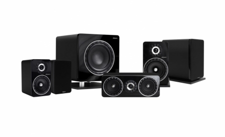 Elipson Prestige Facet PF8B högtalarpaket 5.1, svart ryhmässä Pakettiratkaisut / Paketit kotiin / Kaiutinpaketit / 5.1 kaiutinpaketti @ BRL Electronics (SETELIPF8BPKT7)