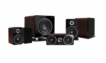 Elipson Prestige Facet PF8B högtalarpaket 5.1, valnöt ryhmässä Pakettiratkaisut / Paketit kotiin / Kaiutinpaketit / 5.1 kaiutinpaketti @ BRL Electronics (SETELIPF8BPKT9)
