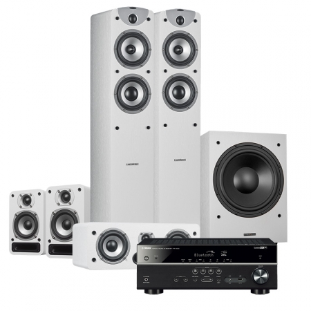 Dynavoice Magic F-5 EX Hembiopaket 5.1 Vit & Yamaha HTR-4072 ryhmässä Pakettiratkaisut / Paketit kotiin / Kotiteatteripaketit / 5.1 kotiteatteripaketti @ BRL (SETF5EXWHTR)