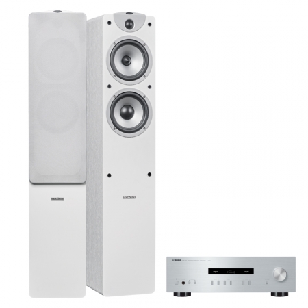 Dynavoice Magic F-6 EX v3 Golvhögtalare Vit & Yamaha A-S201 ryhmässä Pakettiratkaisut / Paketit kotiin / Stereopaketit @ BRL (SETF6EXPKT8)