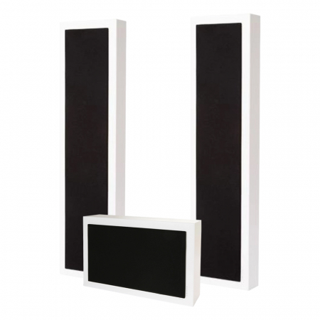2-pakkaus DLS Flatbox XXL & Flatsub 8.2 2.1 kaiutinpaketti, valkoinen ryhmässä Pakettiratkaisut / Paketit kotiin / Kaiutinpaketit @ BRL Electronics (SETFBXXLPKT2)
