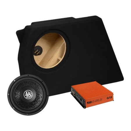 Bassopaketti DLS PE10.D2:lla Ford Focus 2004-2011 ryhmässä Autohifi / Mikä sopii autooni / Ford / Focus / Focus 2007-2011 @ BRL (SETFOCUSPKT4)