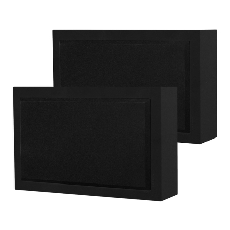 2-pack DLS Flatsub 8.2 seinälle asennettava aktiivisubwoofer, mattamusta ryhmässä Uutuudet @ BRL (SETFS82PKT2)