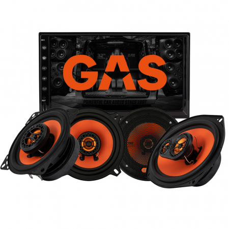 GAS GMV651BT & GAS MAD X1-kaiuttimet, autostereopaketti ryhmässä Pakettiratkaisut / Paketit autoon / Autostereopaketit @ BRL (SETGMV651MADX1)