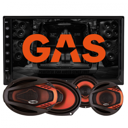 GAS GMV651 & GAS BEAT-högtalare ryhmässä Pakettiratkaisut / Paketit autoon / Autostereopaketit @ BRL Electronics (SETGMV651PKT2)