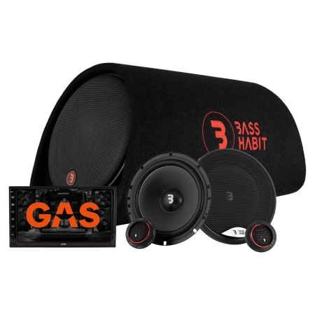 GAS GMV651BT Bass Habit -bassoputkella ja 6,5