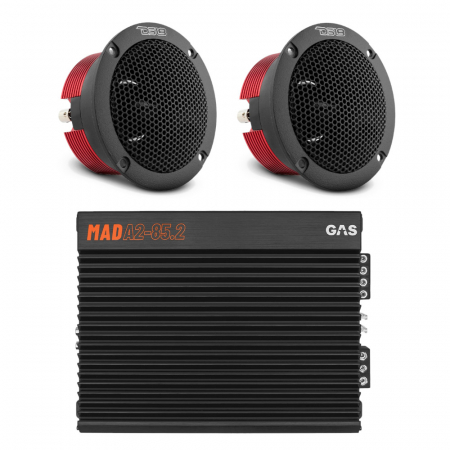 2-pack DS18 GTX1XL GAS MAD A2-85.2 kanssa ryhmässä Pakettiratkaisut / Paketit autoon / SPL-sarja @ BRL Electronics (SETGTX1XLPKT1)