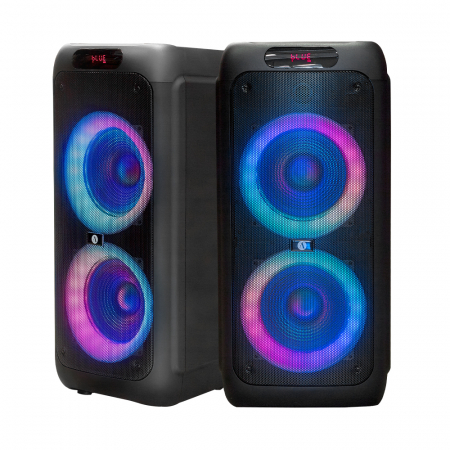 2-pakkaus Arcsound HAZE (gen.2), juhlakaiutin langattomalla mikrofonilla ja Bluetoothilla ryhmässä Kotihifi / Kaiuttimet / Juhlakaiuttimet @ BRL Electronics (SETHAZEX2)