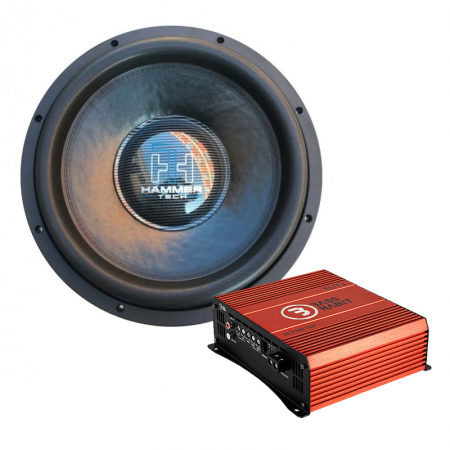 Hammer Tech Heavy Class Ultra HCU15D24 & SPLITE ELITE 2100.1DF, bassopaketti ryhmässä Pakettiratkaisut / Paketit autoon / Subwooferpaketit @ BRL (SETHCU15D2PKT1)