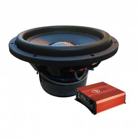 Hammer Tech Heavy Class X HCX15D1 & SPL ELITE 3100.1DF, baspaket ryhmässä Pakettiratkaisut / Paketit autoon / Subwooferpaketit @ BRL (SETHCX15D1PKT2)