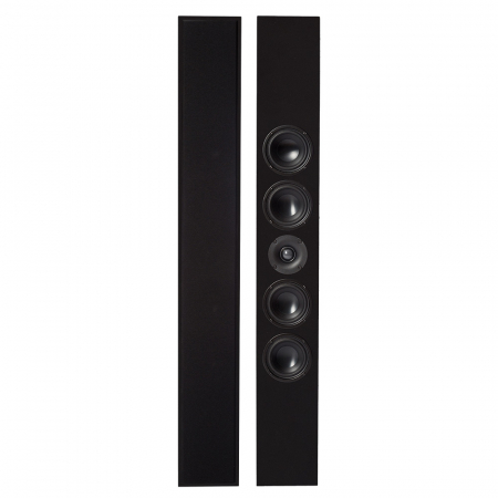 2-pack DLS Flatbox Slim XL on-wall, mattsvart ryhmässä Kotihifi / Kaiuttimet / Seinäkaiuttimet @ BRL Electronics (SETHFB110149SBX2)