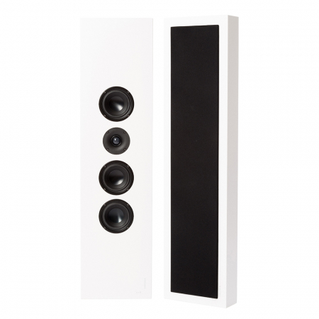 2-pakkaus DLS Flatbox XXL seinä-kaiuttimet, mattavalkoinen ryhmässä Kotihifi / Kaiuttimet / Seinäkaiuttimet @ BRL Electronics (SETHFB94249WX2)