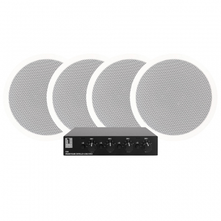 2 paria DLS IC611, 6.5” upotettavat kaiuttimet & System One SC4B ryhmässä Pakettiratkaisut / Paketit kotiin / Monihuonejärjestelmä-paketit @ BRL Electronics (SETIC611PKT1)