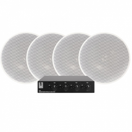 System One SC4B högtalarväxel & DLS IC621, 2 par ryhmässä Pakettiratkaisut / Paketit kotiin / Monihuonejärjestelmä-paketit @ BRL Electronics (SETIC621PKT1)