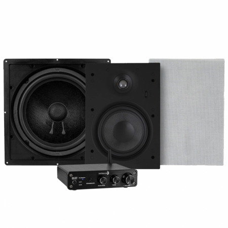 Dayton Audio DTA-2.1BT & System One IW690 med ME10S 2.1 stereopaket ryhmässä Pakettiratkaisut /  Paketit kotiin / Stereopaketit @ BRL Electronics (SETIW690PKT3)