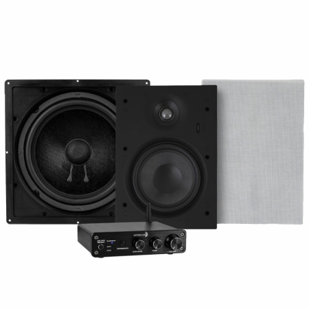 Dayton Audio DTA-2.1BT & System One IW690 med ME10S 2.1 stereopaket ryhmässä Pakettiratkaisut / Paketit kotiin / Stereopaketit @ BRL Electronics (SETIW690PKT3)